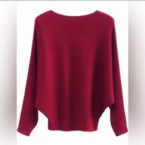 Source Unknown Red Women's Sweater
